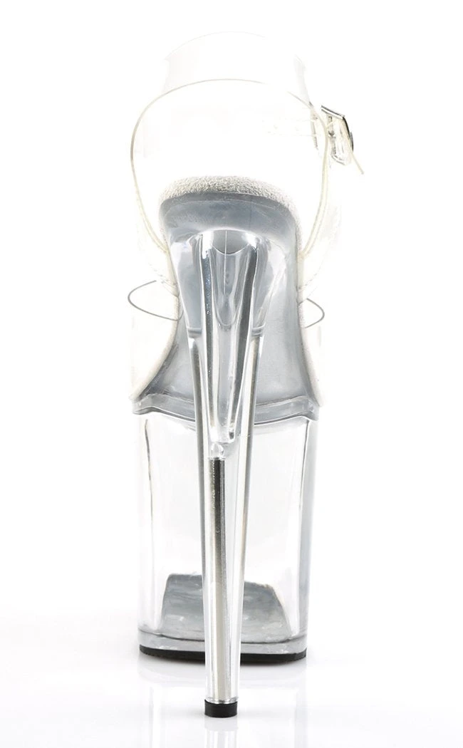 Pleaser FLAMINGO-808 Clear Heels Pole Shoes 6 Pleaser FLAMINGO-808 Clear Heels Pole Shoes