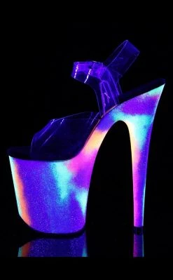 Pleaser FLAMINGO-808GXY Galaxy Platform Heels Pole Shoes