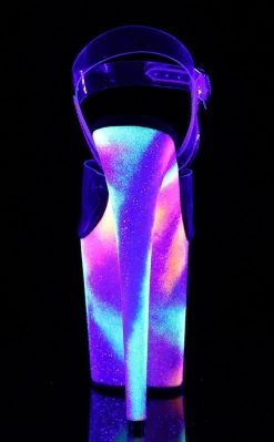 Pleaser FLAMINGO-808GXY Galaxy Platform Heels Pole Shoes