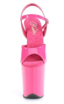 Pleaser FLAMINGO-809 Hot Pink Patent Heels Pole Shoes 8 Pleaser FLAMINGO-809 Hot Pink Patent Heels Pole Shoes