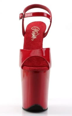 Pleaser Pole Shoes FLAMINGO-809 Red Patent Heels