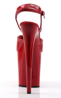 Pleaser Pole Shoes FLAMINGO-809 Red Patent Heels 10 Pleaser Pole Shoes FLAMINGO-809 Red Patent Heels