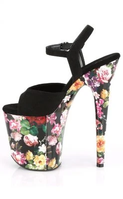 Pleaser FLAMINGO-809WR Flower Print Heels Pole Shoes 9 Pleaser FLAMINGO-809WR Flower Print Heels Pole Shoes
