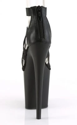 Pleaser FLAMINGO-859 Black Strappy Heels Pole Shoes