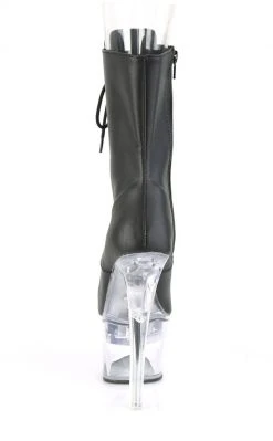 Pleaser FLASHDANCE-1020-7 Light-up Matte Black Ankle Boots Pole Shoes 10 Pleaser FLASHDANCE-1020-7 Light-up Matte Black Ankle Boots Pole Shoes
