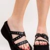Demonia Shoes FUNN-19 Black Platform Slide Sandals