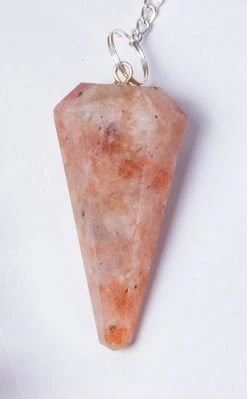Crystals Faceted Pendulum | Sunstone Witchcraft
