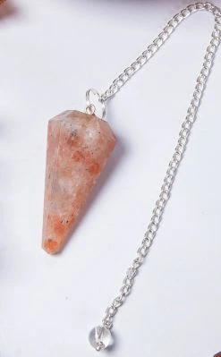Crystals Faceted Pendulum | Sunstone Witchcraft