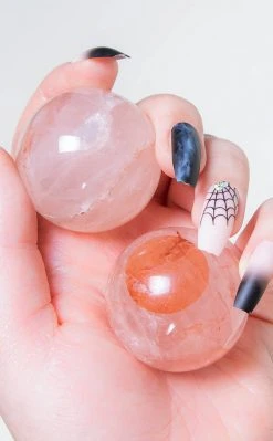 Crystals Fire Quartz Sphere