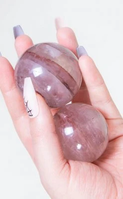 Crystals Fire Quartz Sphere