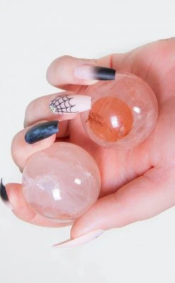 Crystals Fire Quartz Sphere