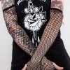 Music Legs Fishnet Arm Warmers
