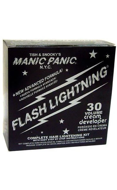 Manic Panic Flash Lightning 30 Vol Bleach Kit Beauty 6 Manic Panic Flash Lightning 30 Vol Bleach Kit Beauty