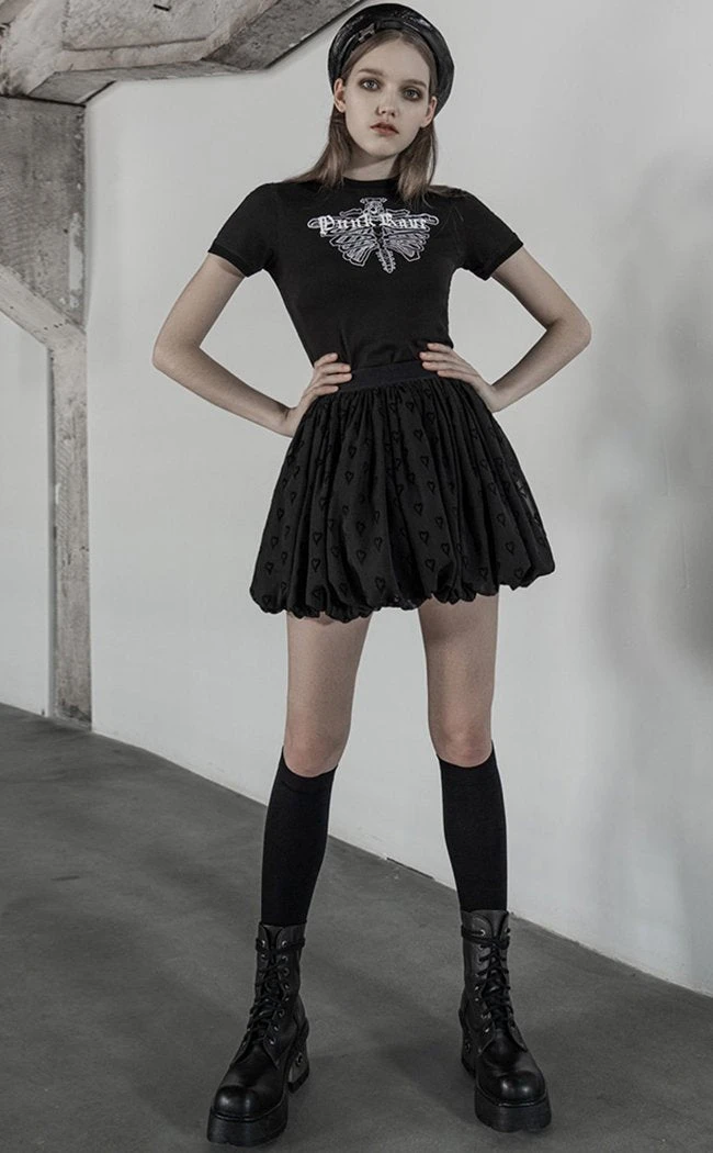 Punk Rave Flounce Du Coeur Mini Skirt Clothing 3 Punk Rave Flounce Du Coeur Mini Skirt Clothing