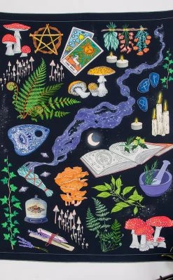 Drop Dead Gorgeous Forest Witch Tapestry
