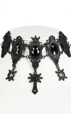 Restyle Fortune Teller Choker | Black