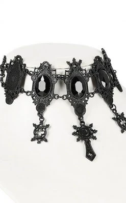 Restyle Fortune Teller Choker | Black