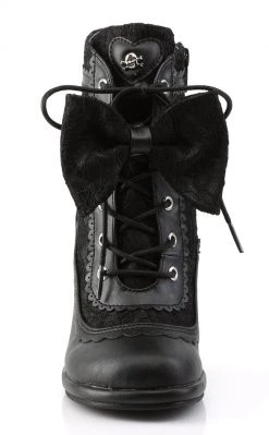 Demonia Shoes GLAM-200 Black Ankle Boots 8 Demonia Shoes GLAM-200 Black Ankle Boots