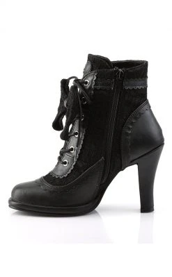 Demonia Shoes GLAM-200 Black Ankle Boots 9 Demonia Shoes GLAM-200 Black Ankle Boots