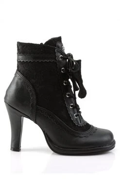 Demonia Shoes GLAM-200 Black Ankle Boots 11 Demonia Shoes GLAM-200 Black Ankle Boots