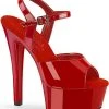 Pleaser Pole Shoes GLEAM-609 Red Patent Heels