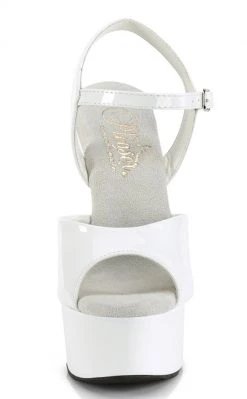 Pleaser GLEAM-609 White Patent Heels Pole Shoes