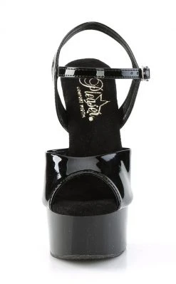 Pleaser Pole Shoes GLEAM-609 White Patent Platform Heels