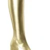 Funtasma GOGO-300 Gold Stretch Vegan Leather Gogo Boots