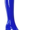 Funtasma GOGO-300 Navy Blue Stretch Patent Gogo Boots