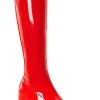Funtasma GOGO-300 Red Stretch Patent Gogo Boots