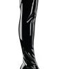 Funtasma GOGO-3000 Black Stretch Patent Thigh High Boots