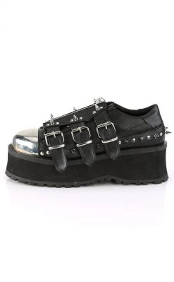 Demonia GRAVEDIGGER-03 Black Creepers Shoes 9 Demonia GRAVEDIGGER-03 Black Creepers Shoes