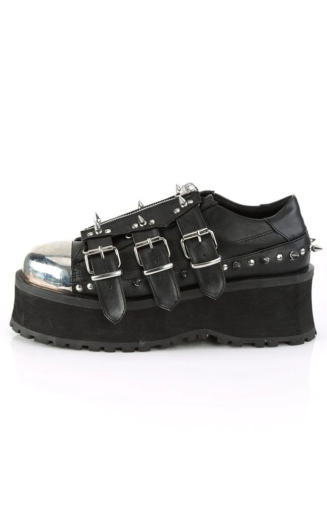 Demonia GRAVEDIGGER-03 Black Creepers Shoes 5 Demonia GRAVEDIGGER-03 Black Creepers Shoes