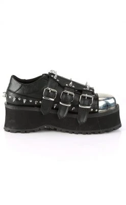 Demonia GRAVEDIGGER-03 Black Creepers Shoes 11 Demonia GRAVEDIGGER-03 Black Creepers Shoes
