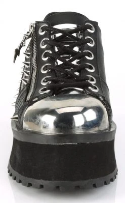 Demonia GRAVEDIGGER-04 Black Creepers Shoes