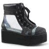 Demonia Shoes GRIP-102 Glitter Sneaker Ankle Boots 1 Demonia Shoes GRIP-102 Glitter Sneaker Ankle Boots