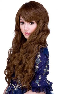 Rockstar Wigs Goldie Long Chestnut Wavy Wig Beauty