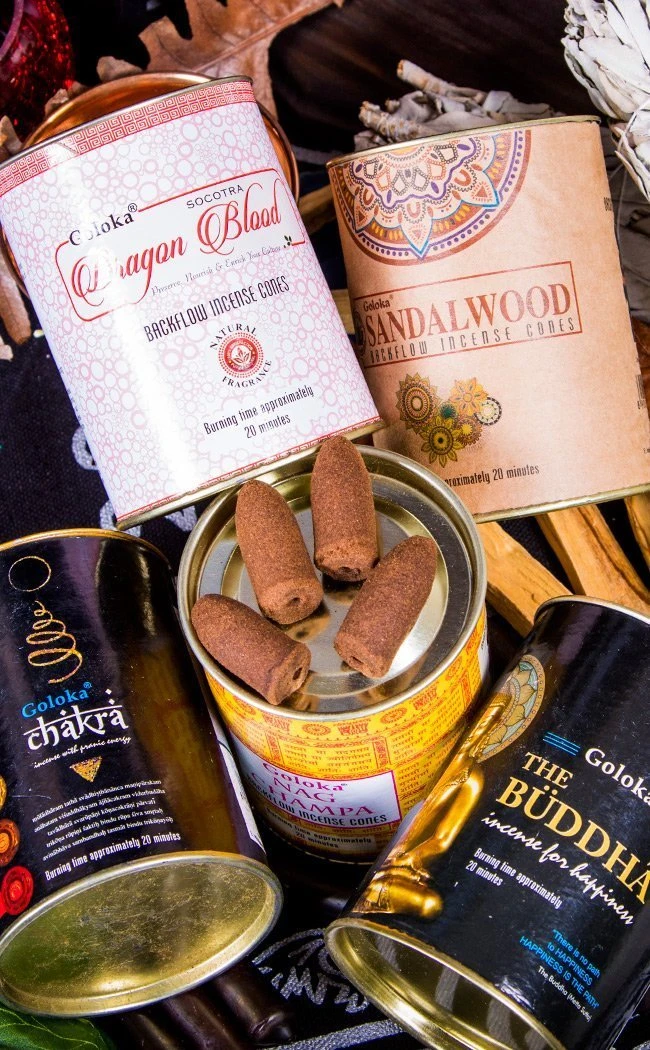 Goloka Backflow Incense Cones Witchcraft 3 Goloka Backflow Incense Cones Witchcraft