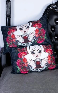 Rose Demon Good Witch Bad Witch Pillow Slip Set Home & Gifts