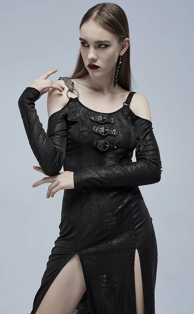 Punk Rave Gorgon Maxi Dress 4 Punk Rave Gorgon Maxi Dress