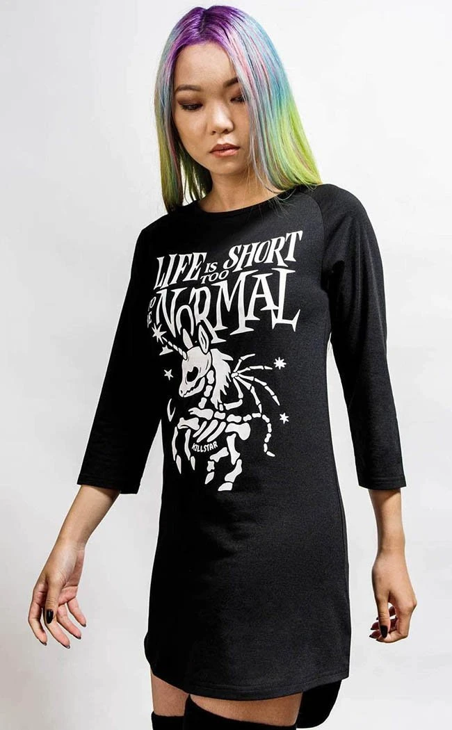 Killstar Clothing Gothicorn Sleep Raglan Top 4 Killstar Clothing Gothicorn Sleep Raglan Top