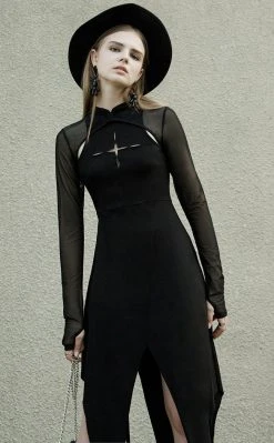 Punk Rave Grave Encounters Hooded Dress