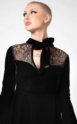 Killstar Grimina Velvet Sorcery Dress Clothing