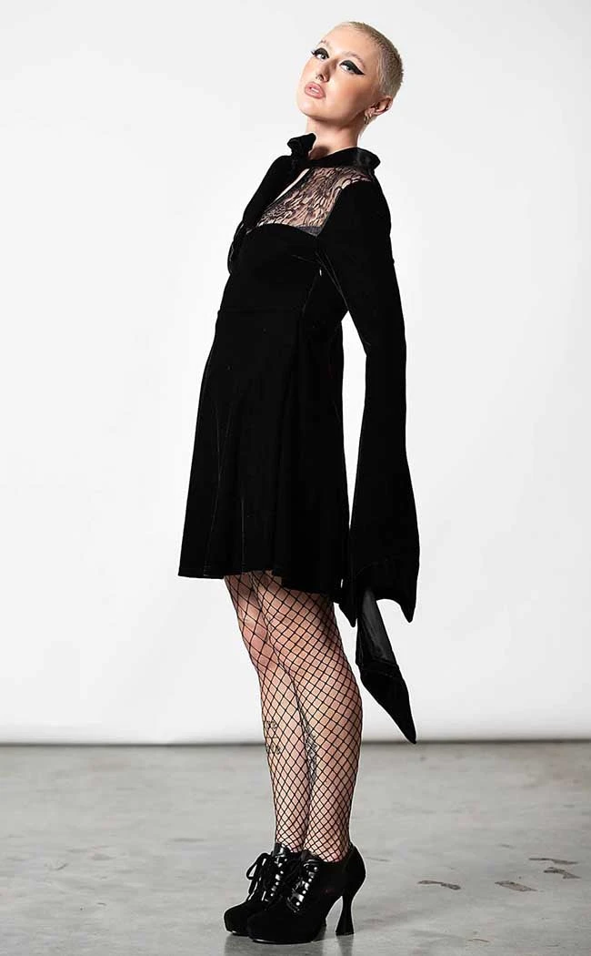 Killstar Grimina Velvet Sorcery Dress Clothing 6 Killstar Grimina Velvet Sorcery Dress Clothing