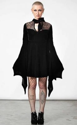 Killstar Grimina Velvet Sorcery Dress Clothing