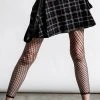 Killstar Clothing Gunner Pleated Mini Skirt | Ash Tartan 2 Killstar Clothing Gunner Pleated Mini Skirt | Ash Tartan
