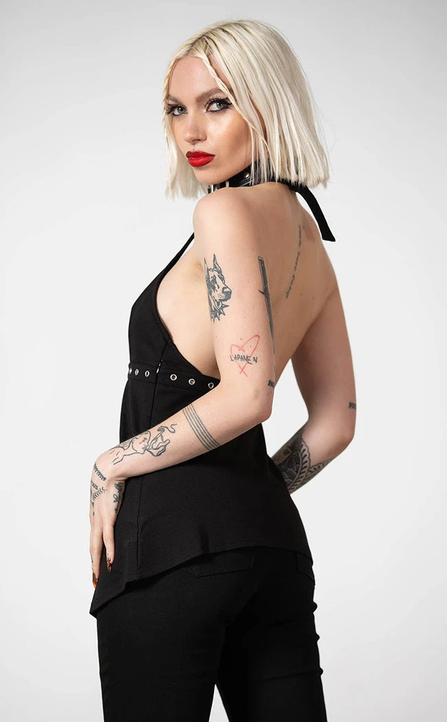 Killstar Hardcore Halter Top Clothing 5 Killstar Hardcore Halter Top Clothing