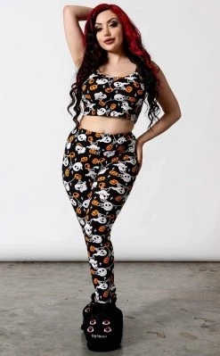 Killstar Haunted Pumpkin Cropped Cami Clothing