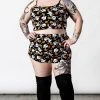 Killstar Clothing Haunted Pumpkin PJ Shorts