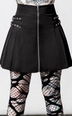 Killstar Heaven's On Fire Skirt Clothing